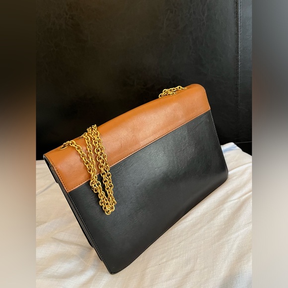 Celine Tricolor Leather Envelope Pocket Bag - Picture 3 of 8
